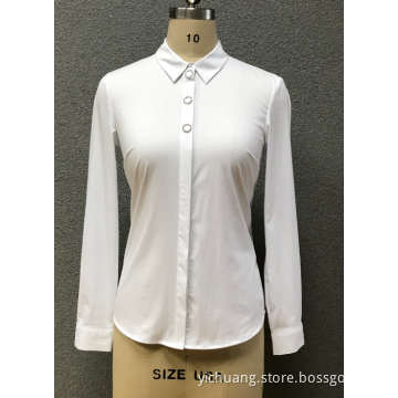 Women's woven long shirt